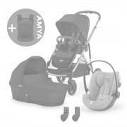 Gazelle 3in1 +AMYA - Moss Green/Moon Black